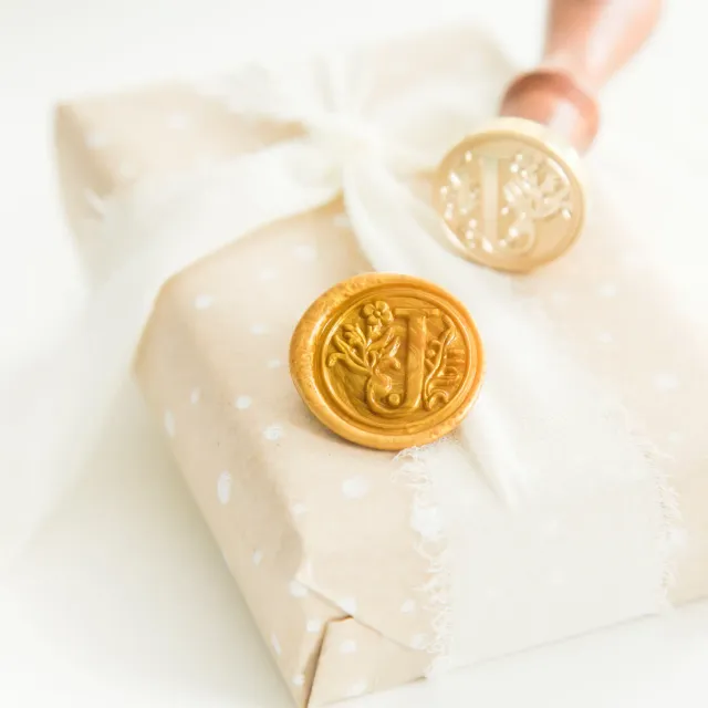 Jessy at Sea Letter J wax seal stempel 25 mm initiaal