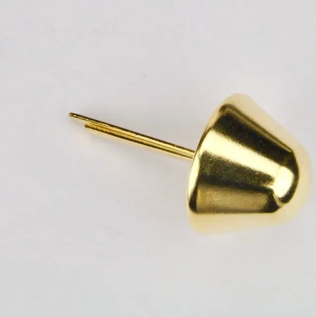 Leather House Gold splitpen 22 mm voetje goud