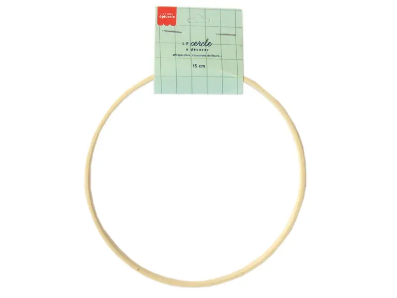 La Petite Epicerie bamboe ring 15 cm hout om te versieren