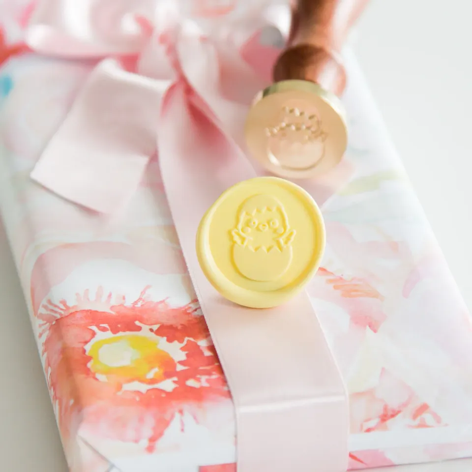 Jessy at Sea Chick wax zegelstempel 25mm kuiken pasen