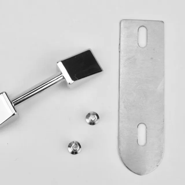 Leather House Handvatbevestiger 20 mm zilver metaal