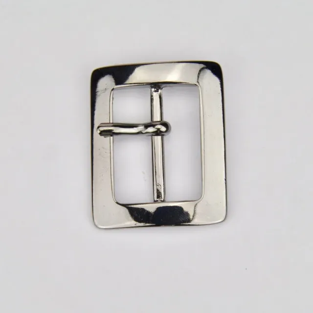 Leather House gesp zwart gunmetal 25 mm per stuk