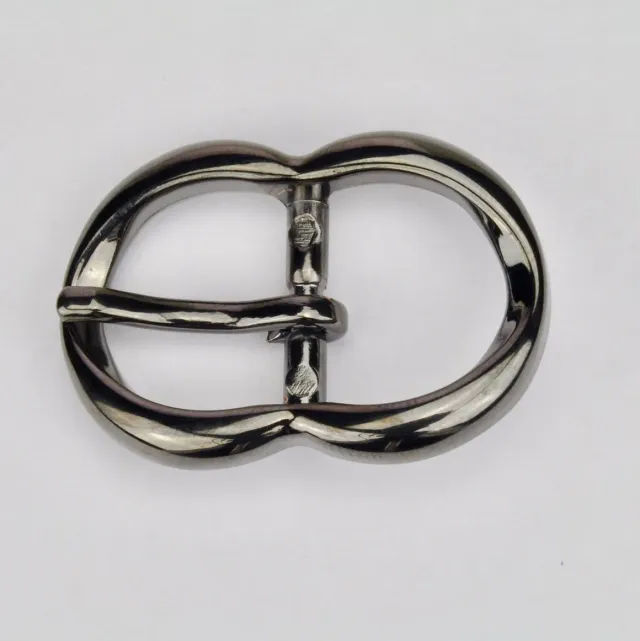 Leather House Black 20 mm gesp gunmetal