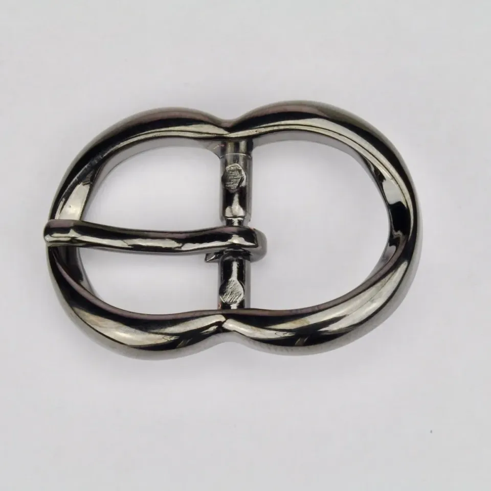Leather House Black 20 mm gesp gunmetal