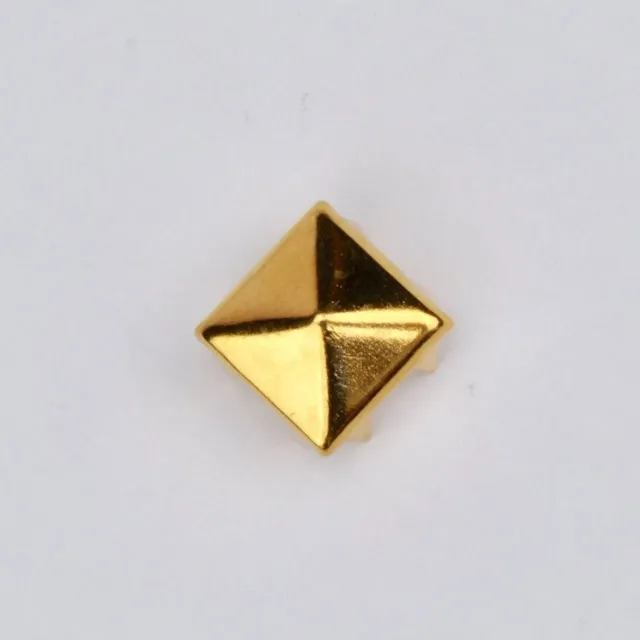 Leather House studs goud 12,3 mm per stuk sieraad