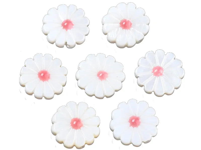 La Petite Epicerie Bloem kraal 12 mm koraal per stuk schelp