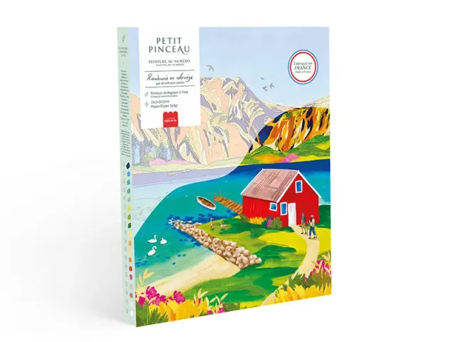 La Petite Epicerie Petit Pinceau Randonnée en Norvège schilderen op nummer