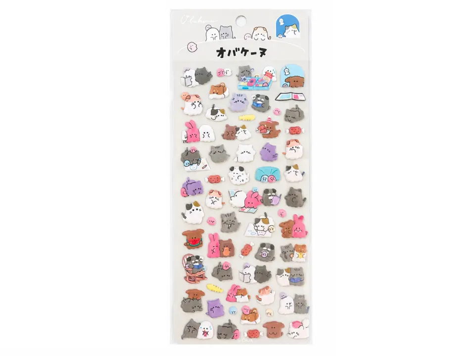 La Petite Epicerie Chat et Lapin stickers relief kat konijn