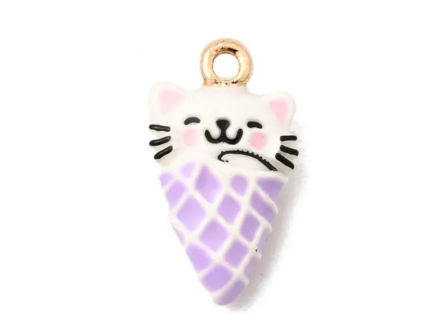 La Petite Epicerie ijsje kat bedel kawaii goud willekeurige kleur