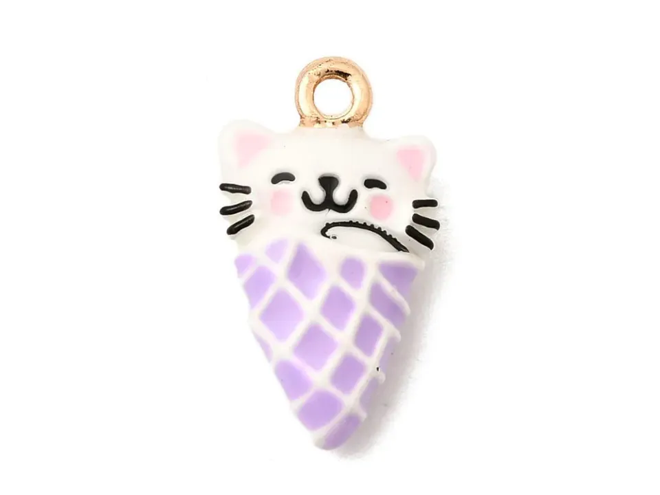 La Petite Epicerie ijsje kat bedel kawaii goud willekeurige kleur