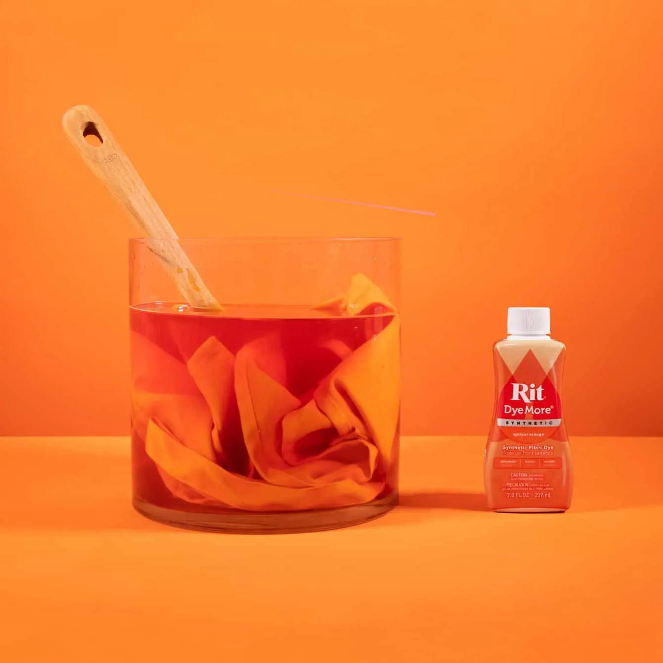 Rit DyeMore Apricot Orange textielverf vloeibaar synthetisch