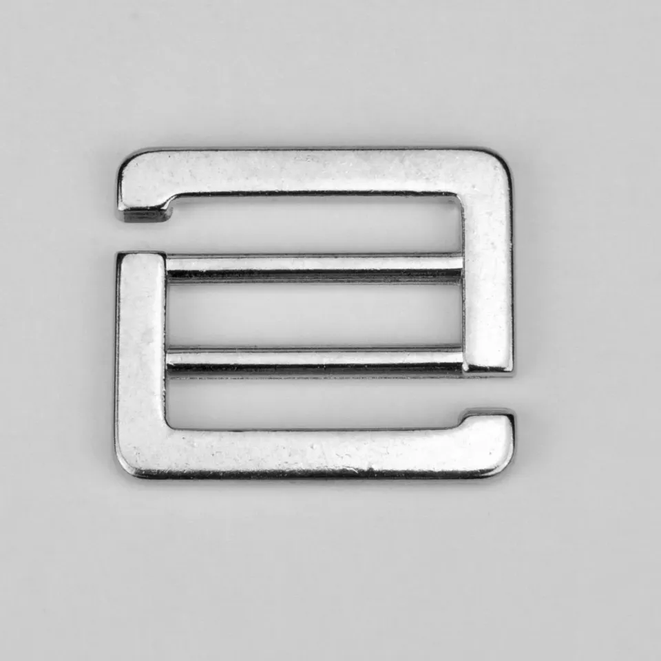 Leather House Slider 22 mm zilver goud metaal