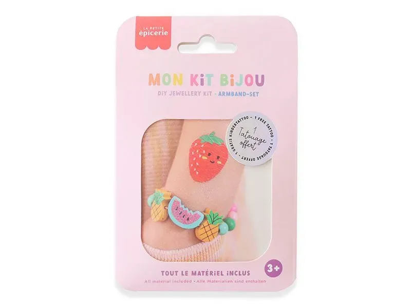 La Petite Epicerie Mon kit bijou armband fruit kind hout