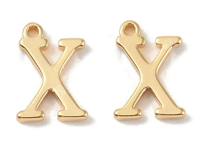 La Petite Epicerie bedel letter X goud messing initiaal
