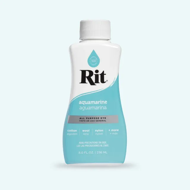 Rit Aquamarine vloeibare textielverf aquamarijn