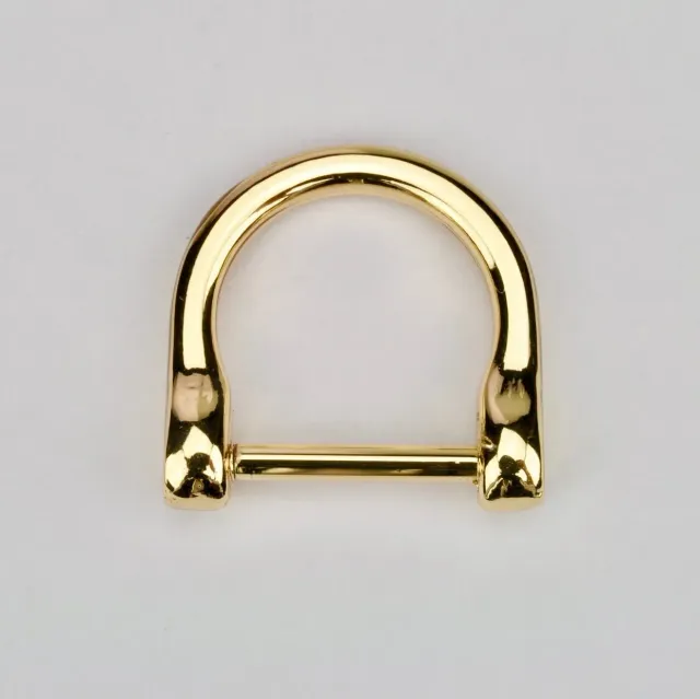 Leather House Gold D-Ring 20mm D-ring goud 2 stuks