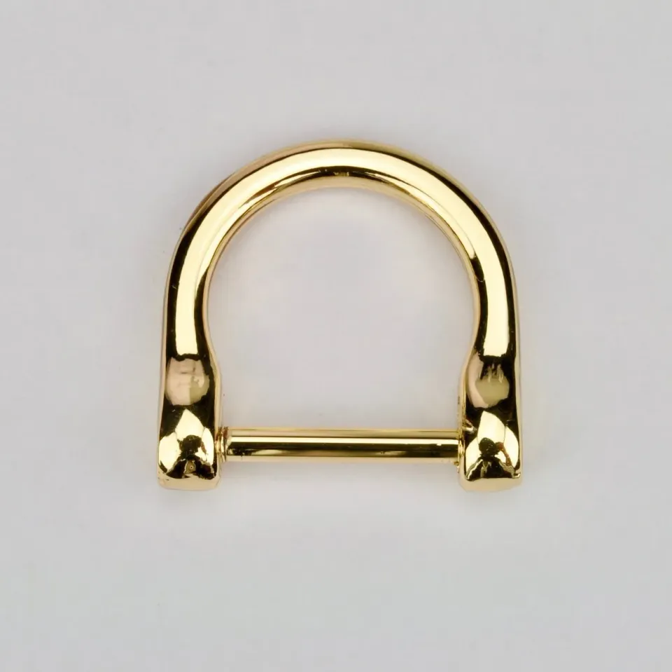 Leather House Gold D-Ring 20mm D-ring goud 2 stuks