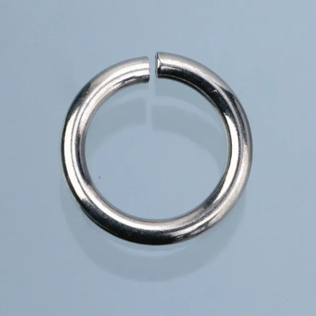 LTC-Leiden aanbuigoogjes rond 5mm zilver 50 stuks
