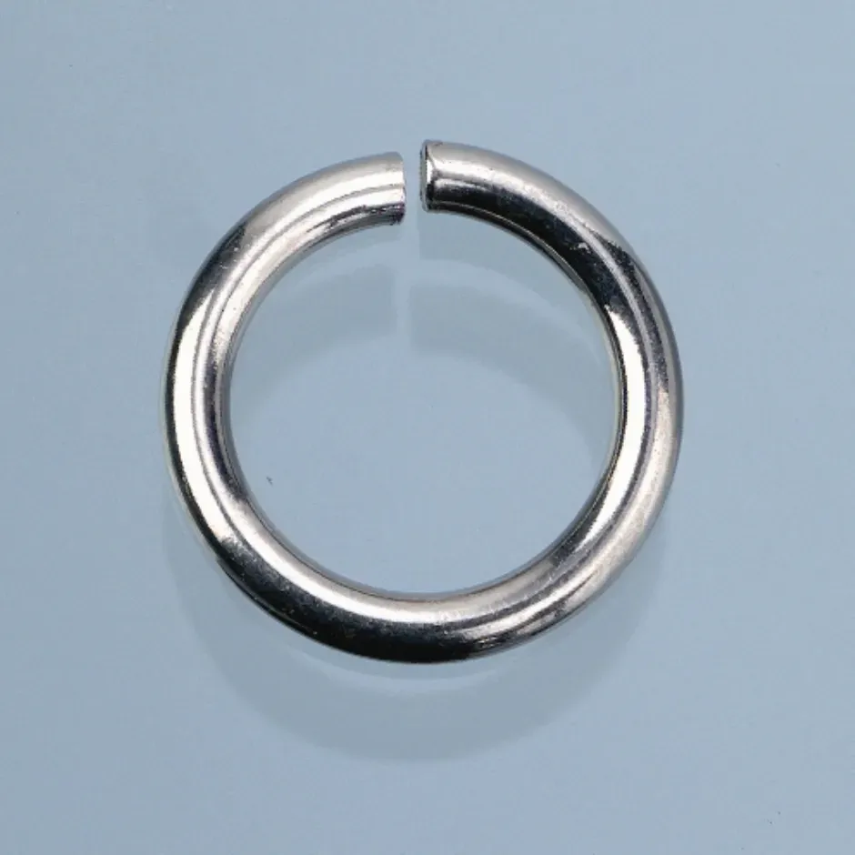 LTC-Leiden aanbuigoogjes rond 5mm zilver 50 stuks
