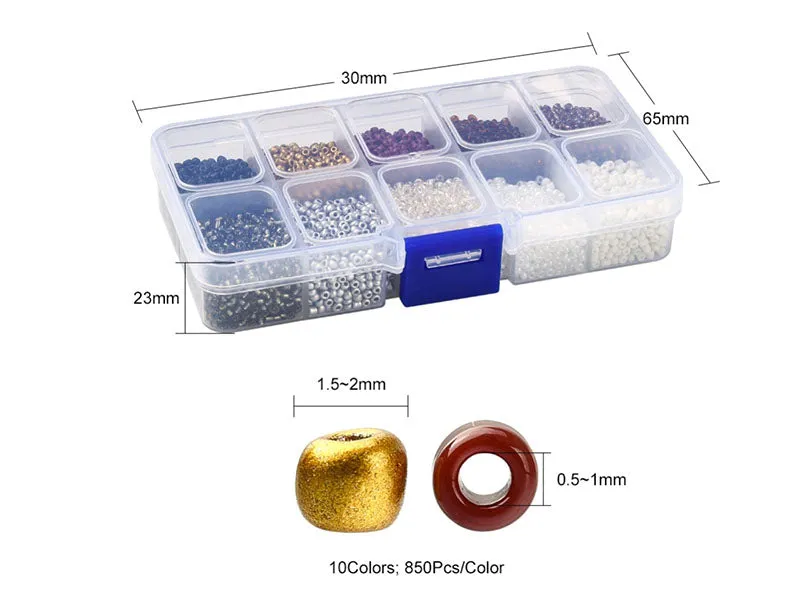 La Petite Epicerie rocailles kralendoos metaal 2,5 mm 8500 st