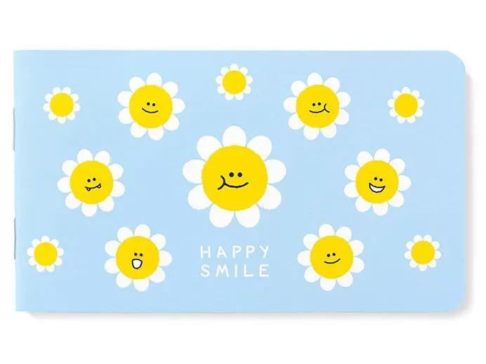 La Petite Epicerie Smile Happy notitieboekje bloemen pocket