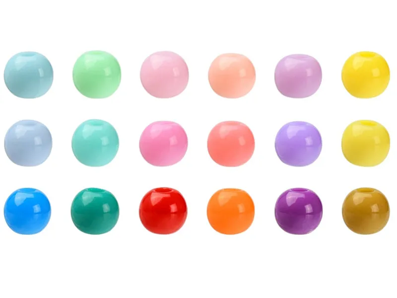 La Petite Epicerie kralenbox 1500 opaak plastic 18 kleuren