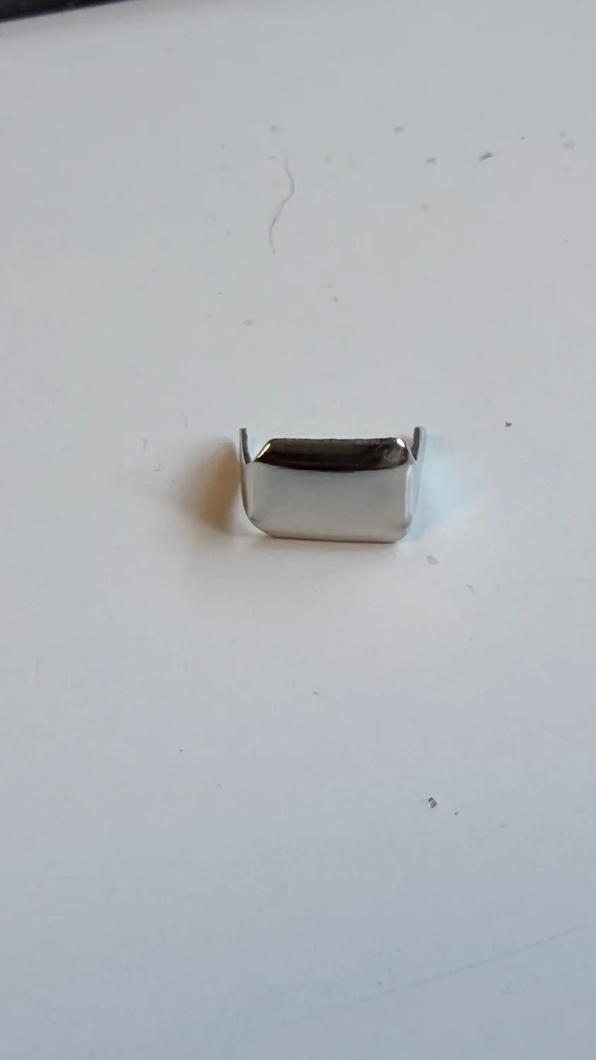 Leather House Nietjes voor riemlussen oud goud 8x5 mm