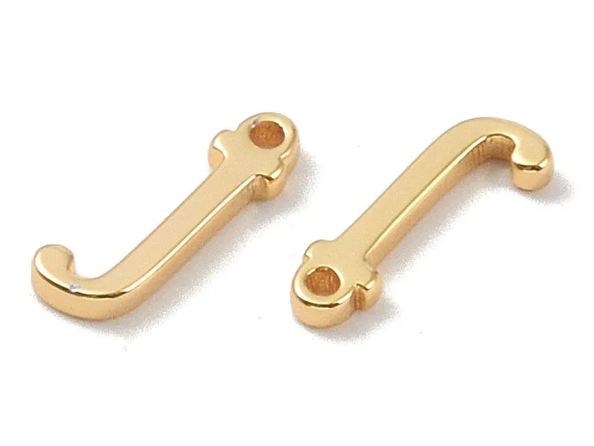 La Petite Epicerie Bedel Letter J Verguld 10 mm per stuk