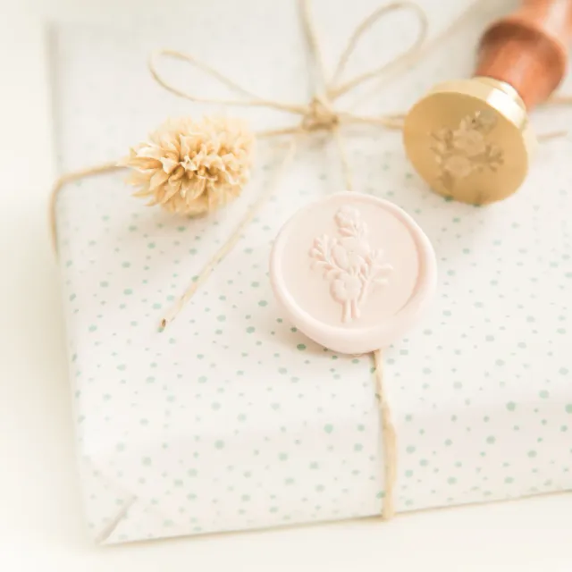 Jessy at Sea Lenten Rose wax stempel 25 mm bloem
