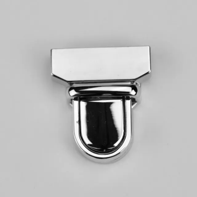 Leather House tic-tuc sluiting zilver 30x34 mm tas
