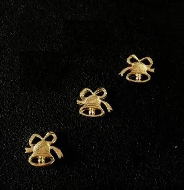 Bijounique Deco charms Kerst zakje 3 stuks 2 x 1 cm