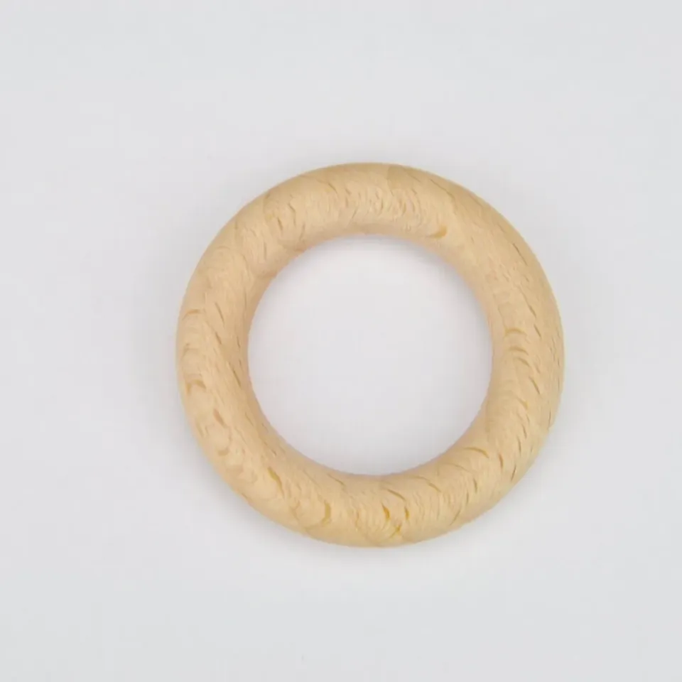 Leather House Wooden Ring 25mm houten ring per stuk