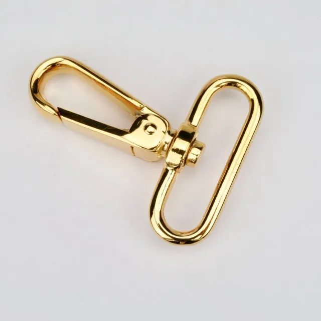 Leather House Musketonhaak Gold 40 mm haak goud
