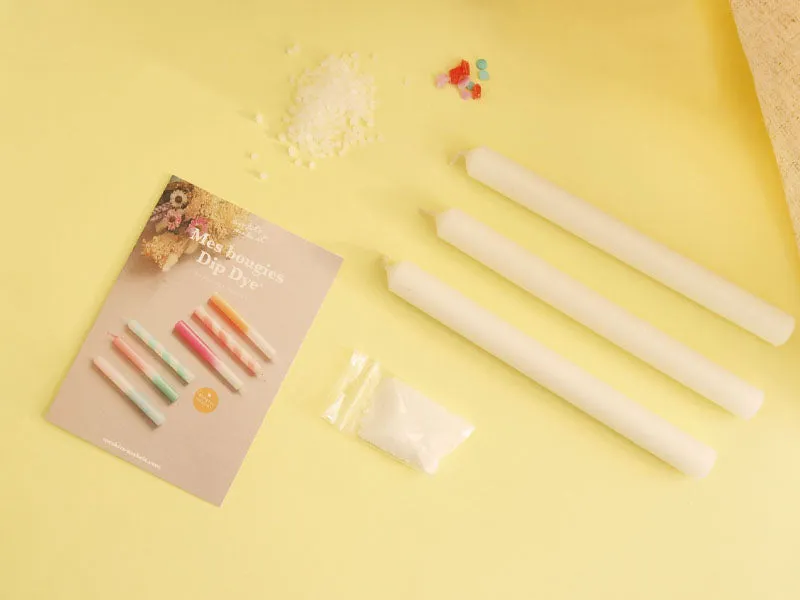 La Petite Epicerie Dip Dye kaarsenpakket citrus 3 kaarsen