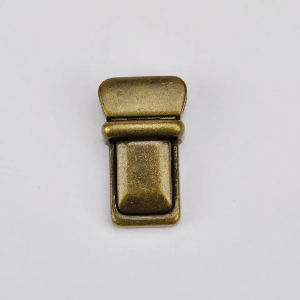 Leather House Tic-Tuc sluiting 32x20 mm antiek goud