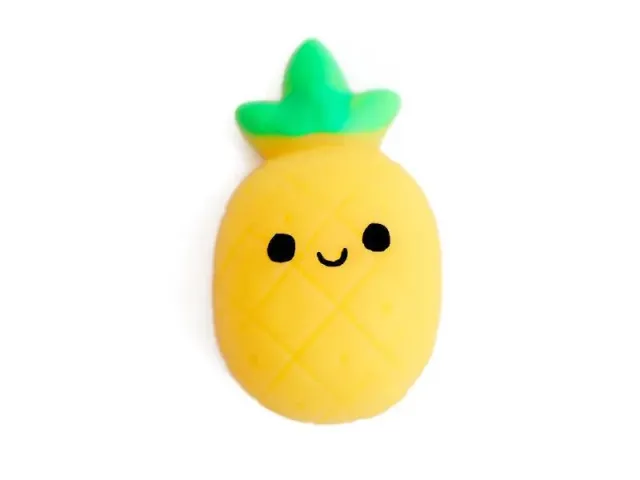La Petite Epicerie Mini Squishy Ananas squishy geel-groen