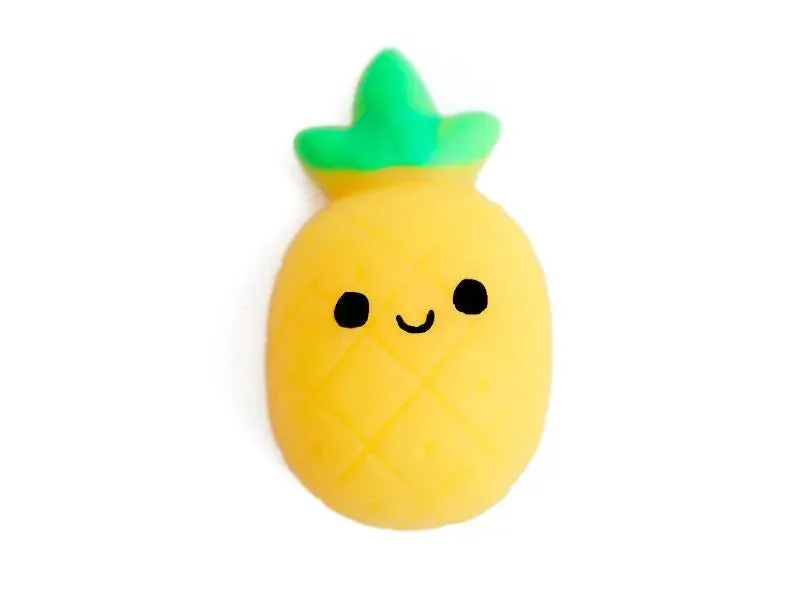 La Petite Epicerie Mini Squishy Ananas squishy geel-groen