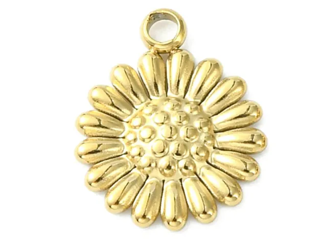 La Petite Epicerie bedel bloem goud RVS 14K per stuk
