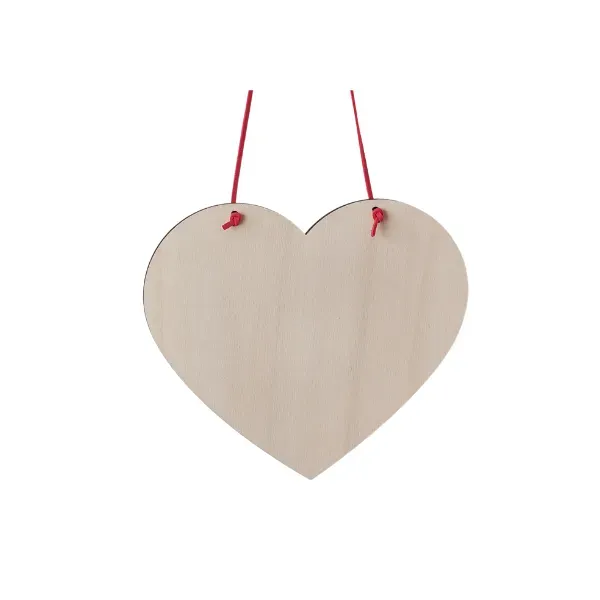 Astrid Brouwers spreukbord hart hout 20x18 cm