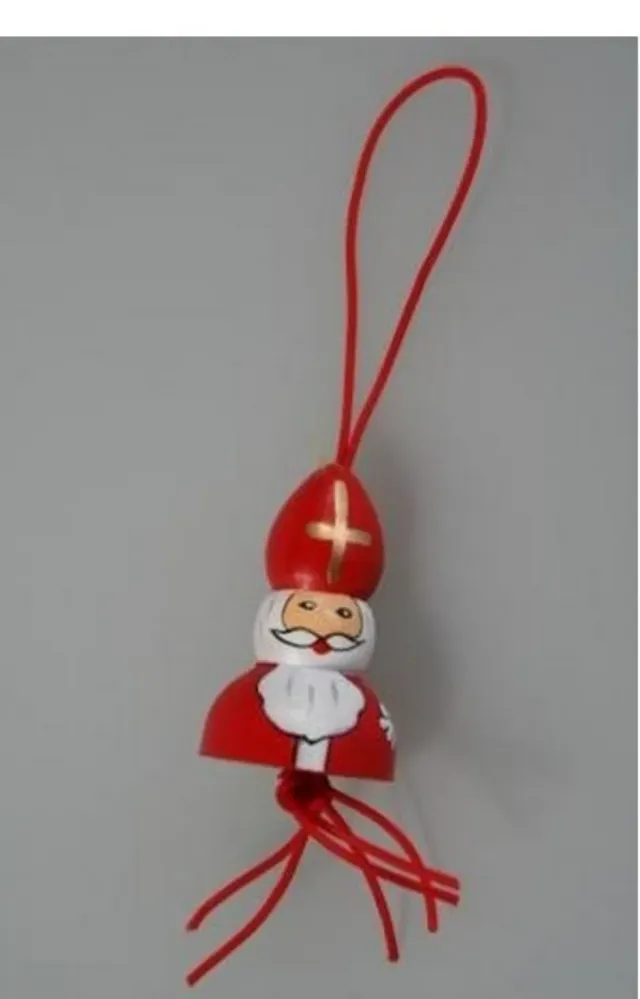 LTC-Leiden gelukspoppetjes Sinterklaas 25 mm 5 stuks