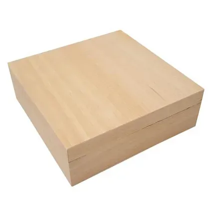 Astrid Brouwers houten doos vierkant los deksel 20,9 cm