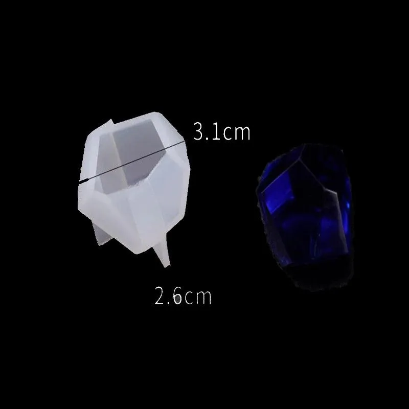 Bijounique 47 Rocks siliconen gietmal keitjes set 3 stuks