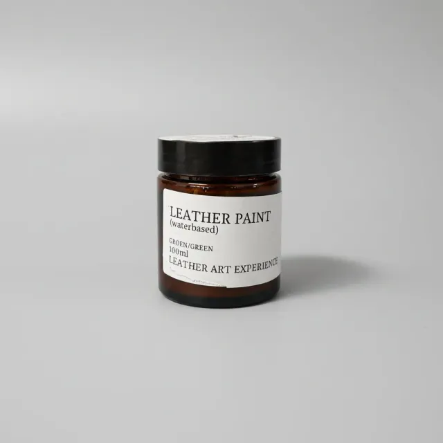 Leather House Habto leerverf 100 ml zwart flexibel dek kend