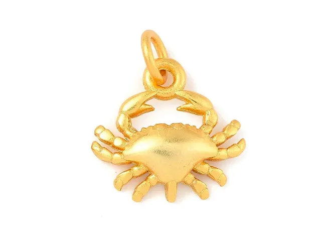 La Petite Epicerie krab bedel goud 10 mm per stuk