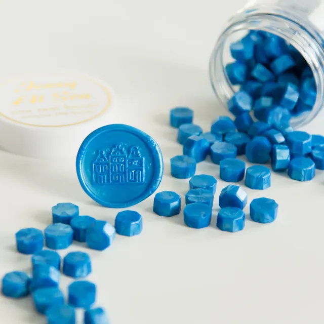 Jessy at Sea Sapphire Blue zegellak 100 stuks donkerblauw