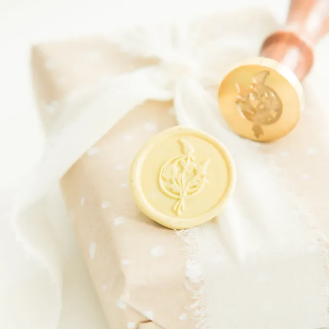 Jessy at Sea Moonflower wax stempel 25 mm maanbloem
