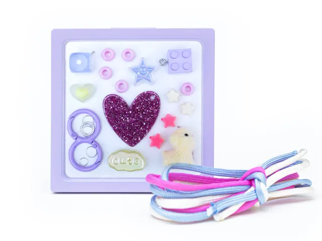 La Petite Epicerie Mini Kit Bag Charm Puppy Pocket tassenhanger set