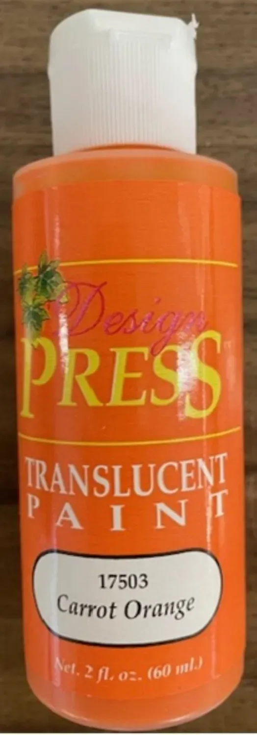 Design Press acrylverf transparant oranje 60ml outlet
