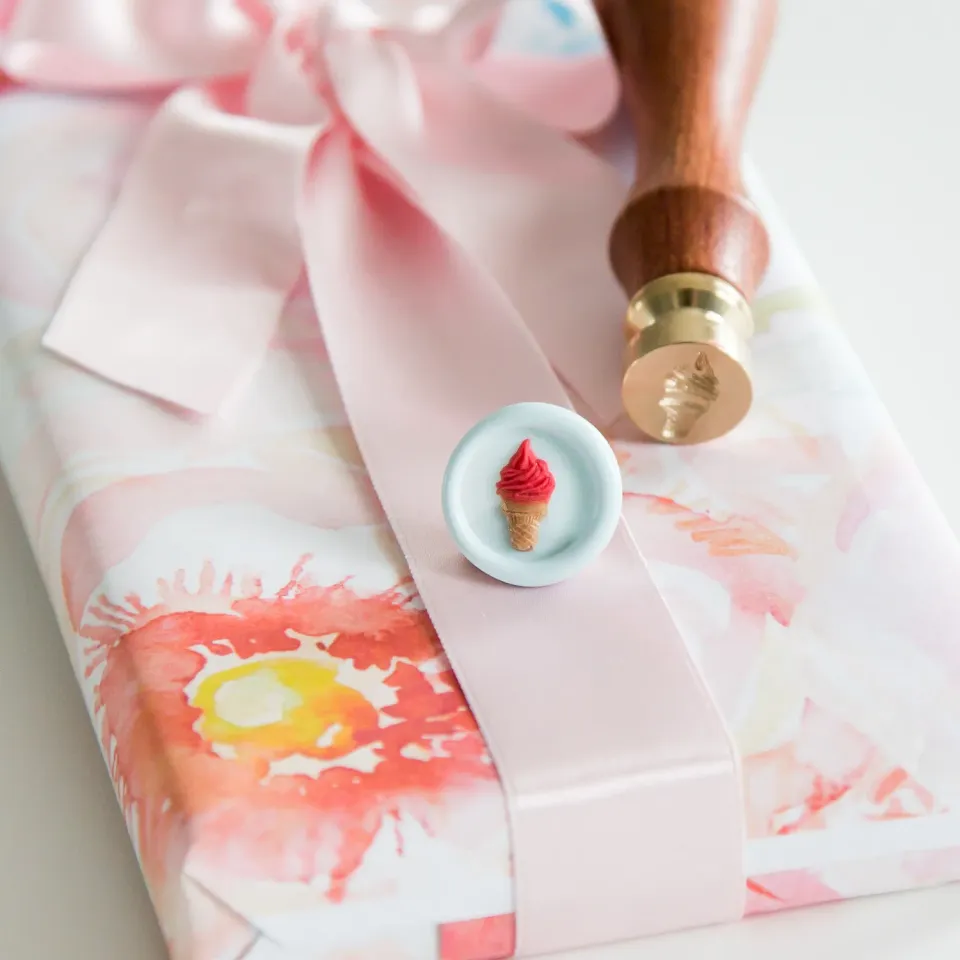 Jessy at Sea Mini Ice Cream lakzegel stempel 15 mm