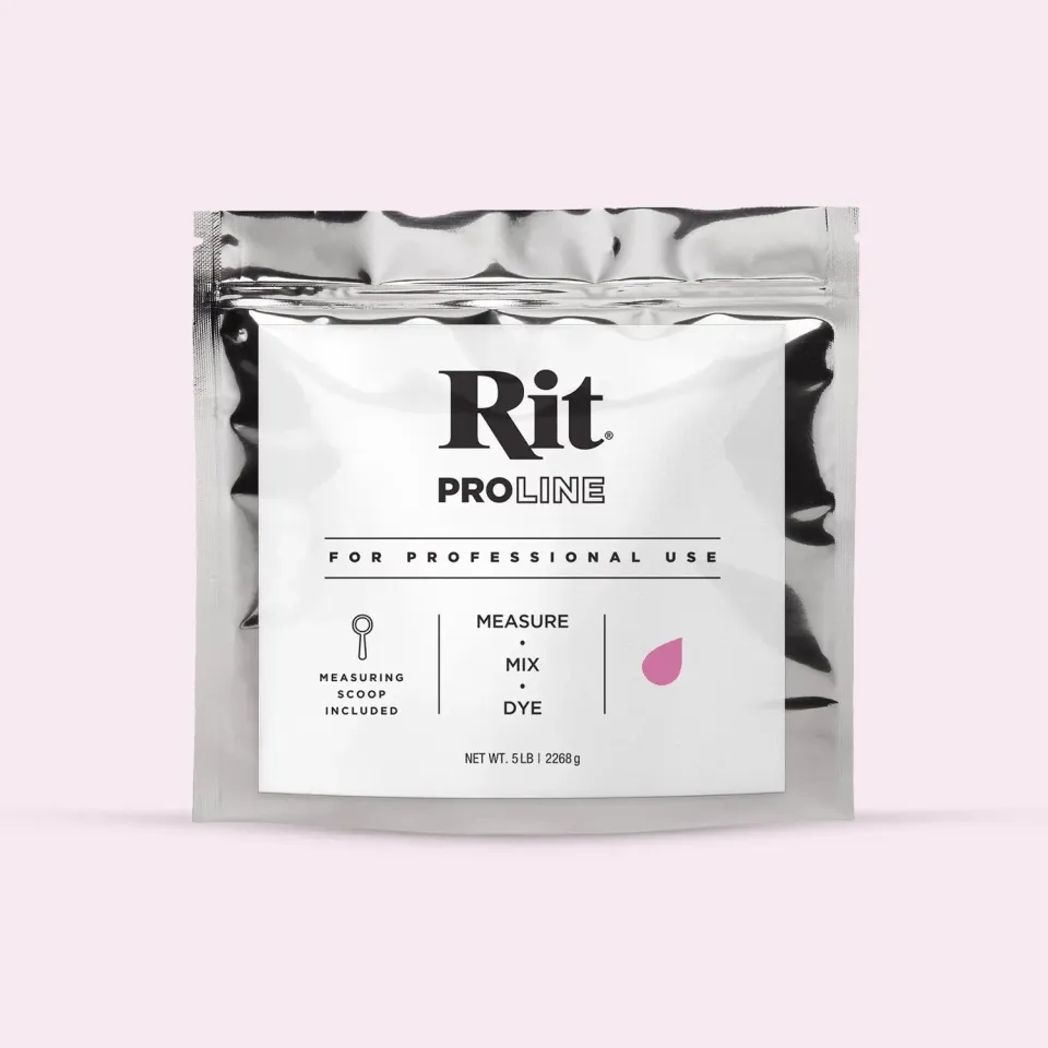 Rit Proline Fuchsia textielverf poeder 5 lb felroze